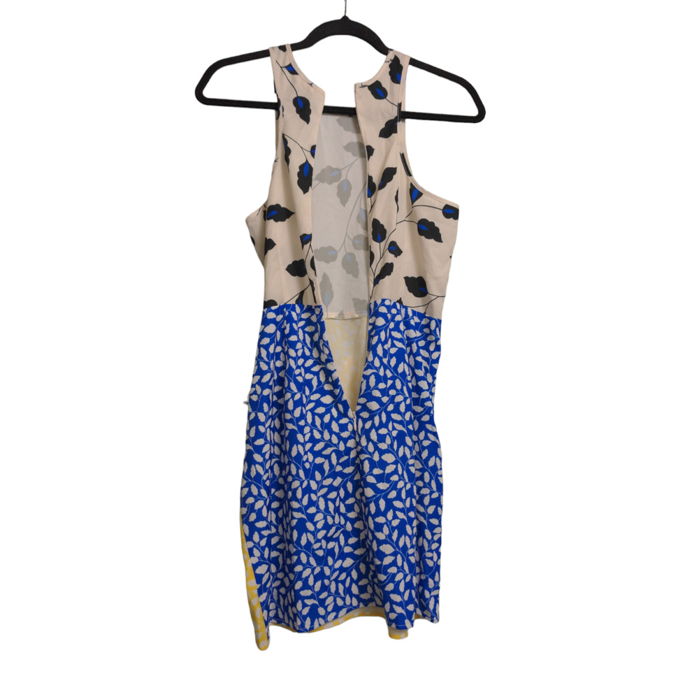 Yumi Kim Botanical Wrap Dress Floral Colorblock Approx S (see measurements) - Picture 5 of 8